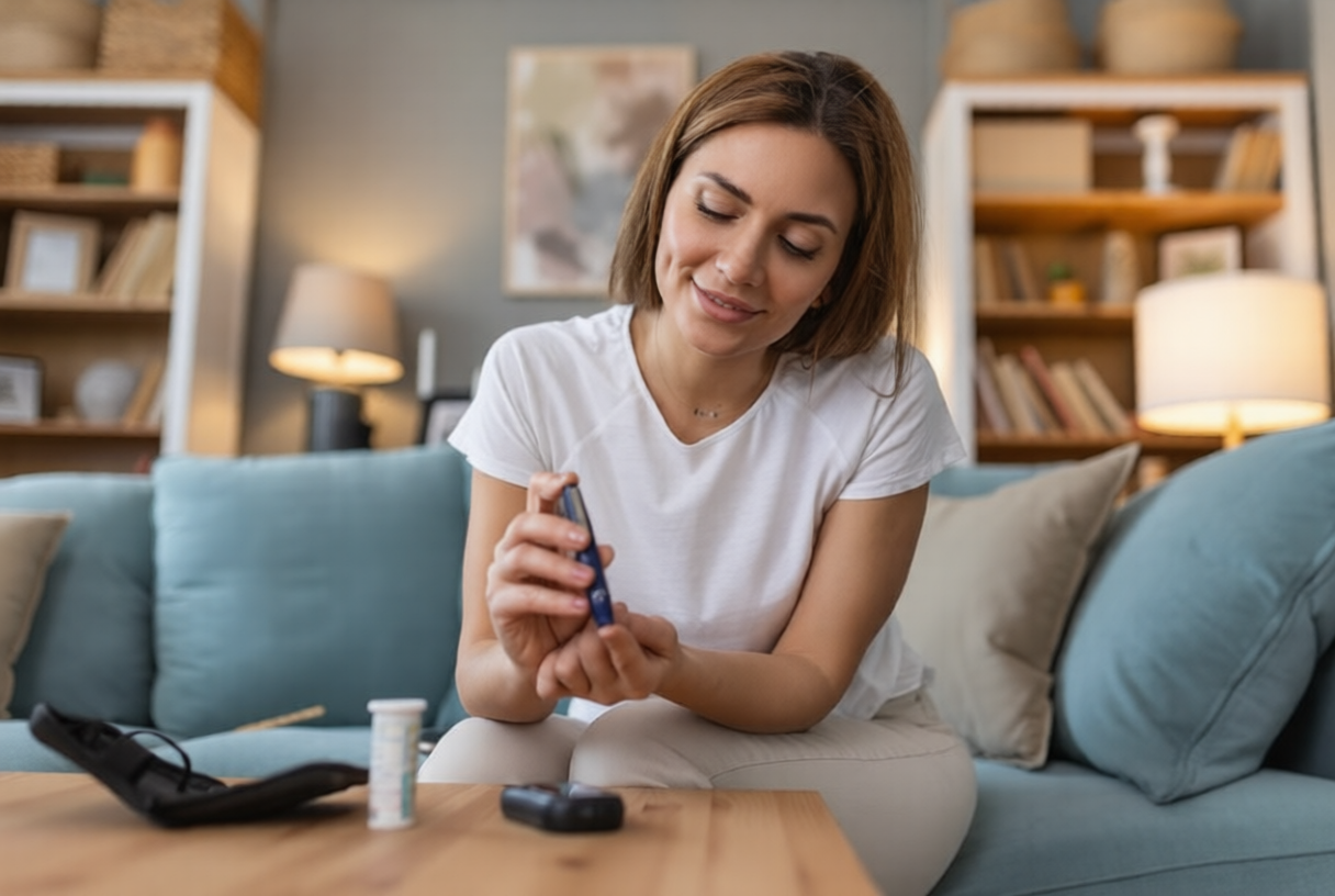 Discreet home visit for metabolic support